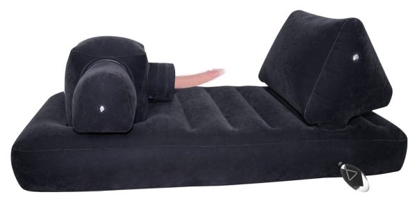 You2Toys Velvet Luxury Bed - Aufblasbare Liege mit Stoßvorrichtung und Vibratoren You2Toys Velvet Luxury Bed - Aufblasbare Liege mit Stoßvorrichtung und Vibratoren
