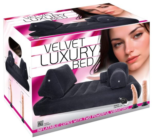 54046220000_verp You2Toys Velvet Luxury Bed - Aufblasbare Liege mit Stoßvorrichtung und Vibratoren