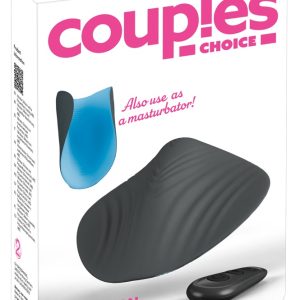Coup!es Choice RC LAY-ON multi toy - Vibro-Toy mit Fernbedienung, Silikon, 11,7 cm, 15,6 cm, 151 g, 10 Vibrationsmodi, wiederaufladbar