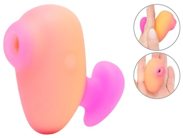 ROMP Kiss - Reise-Pulsator mit Pleasure Air Technologie in Pink – A