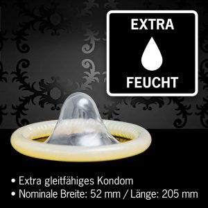 London Transparente Kondome 1000er Pack - Feuchtbeschichtet, Reguläre Passform - 52 mm Nennbreite – B