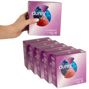 Durex Love Mix Kondome 6 x 40 Stück, verschiedene Sorten – D