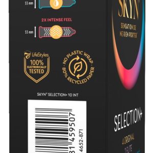SKYN Kondom-Mix Selection+ - 10 Kondome, latexfreie Vielfalt – B