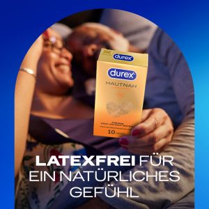 Durex Hautnah Kondome, Latexfrei, 56 mm, transparent, Silikongleitgel Durex Hautnah Kondome, Latexfrei, 56 mm, transparent, Silikongleitgel – C