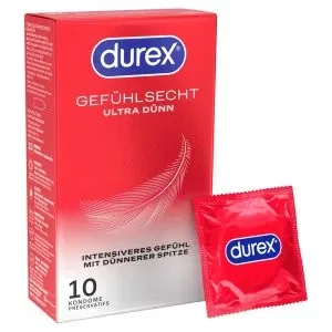 Durex Gefühlsecht Ultra dünn Kondome 10 Stück – A
