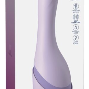 JimmyJane Hello Bang - Stoßvibrator mit Wärmefunktion, 27cm, Silikon/Abs
