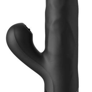 Super Sonix Silicone Thruster Rabbitvibrator, Schwarz, 22 cm, Stoß-Funktion & Vibro-Zungen Super Sonix Silicone Thruster Rabbitvibrator, Schwarz, 22 cm, Stoß-Funktion & Vibro-Zungen – C