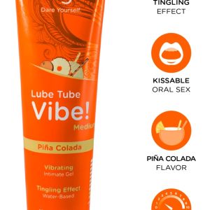 Orgie Piña Colada- Intimate Gel Lube Tube Vibe, 100 ml – B