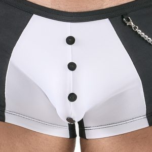 Svenjoyment Intimer Waiter Pants in Schwarz-Weiß, Größe S Svenjoyment Enge Waiter-Style Pants - Schwarz-Weiß - Größe S – Det