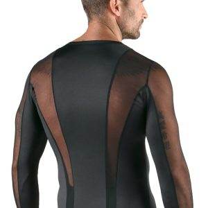 Svenjoyment Black Mesh Longsleeve Svenjoyment Longsleeve "Mesh-Mix" Schwarz – Rückseite