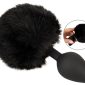 You2Toys flauschiger Bunny-Analplug Größe M in Schwarz – A