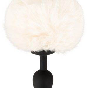 You2Toys Fluffy Tail Analplug Größe S - Weiß/Schwarz You2Toys Fluffy Tail Analplug Größe S - Weiß/Schwarz – C