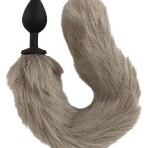 You2Toys Flauschiger Schwanzplug - Grau/Schwarz You2Toys Flauschiger Schwanzplug - Grau/Schwarz – B