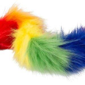 You2Toys Flauschiger Regenbogen Animal Tail Plug, Größe S, Schwarz You2Toys Flauschiger Regenbogen Animal Tail Plug, Größe S, Schwarz – B