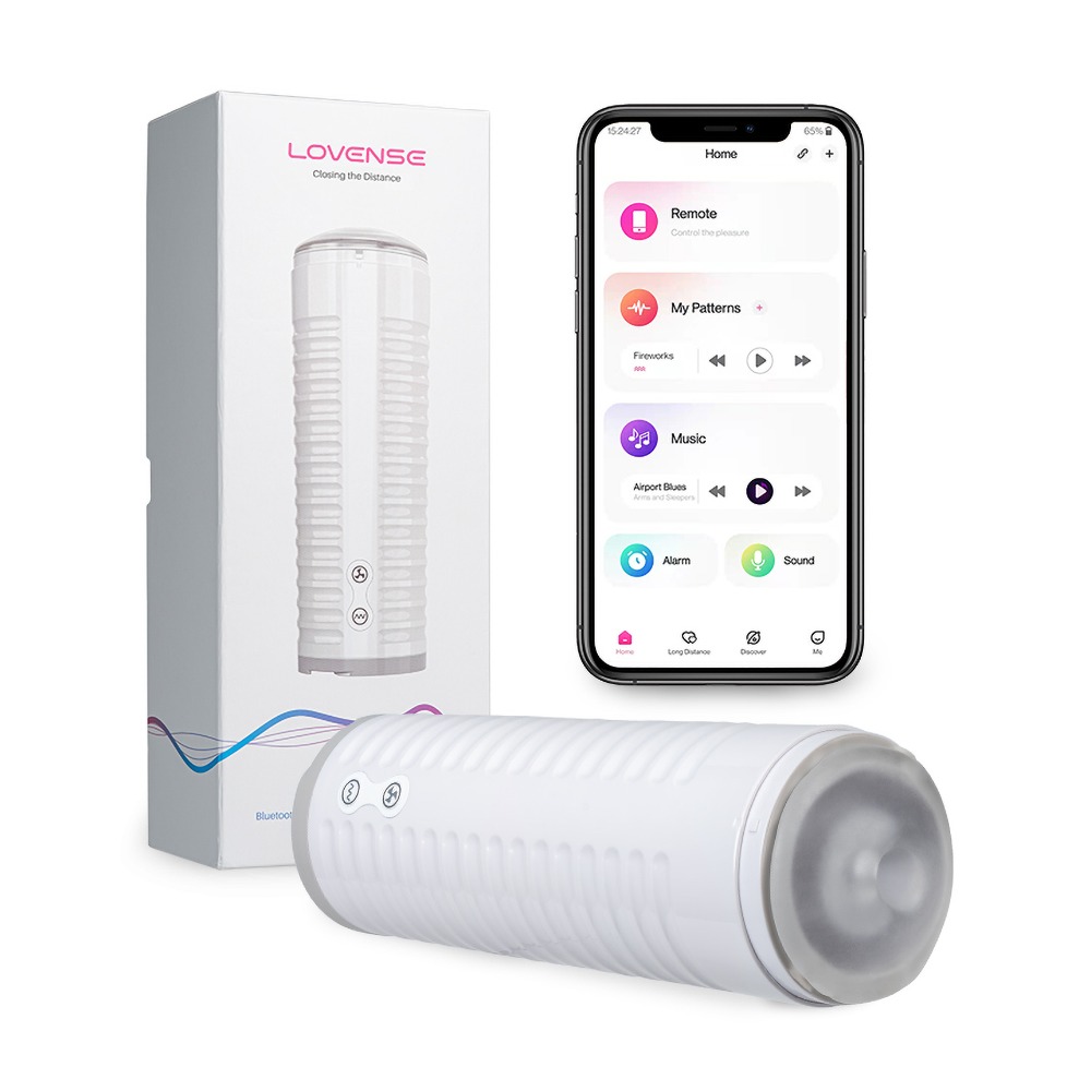 Lovense Max 2 - Bluetooth Masturbator met Vibratie en Zuig-Effect Lovense Max 2 - Bluetooth Masturbator mit Vibration und Saug-Effekt – D