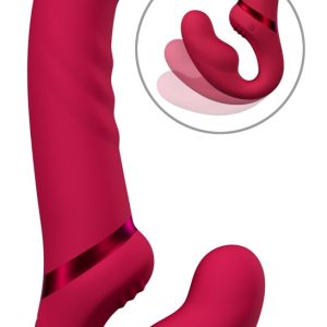 Lovense App Controlled Vibrating Strapless Dildo 