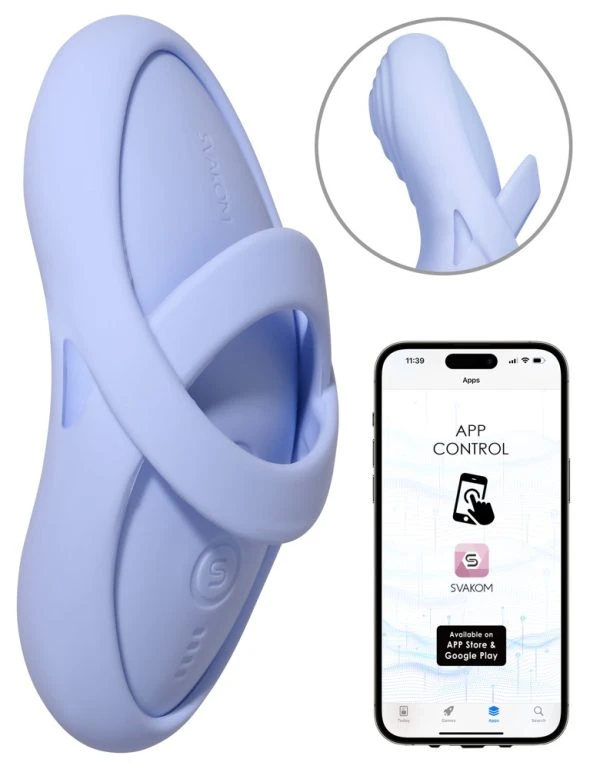 SVAKOM Echo 2 Flexibler Finger Vibrator, Rot – A