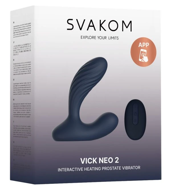 SVAKOM Interactive Heating Prostate Vibrator Vick Neo 2 - Analvibrator – Verpackung