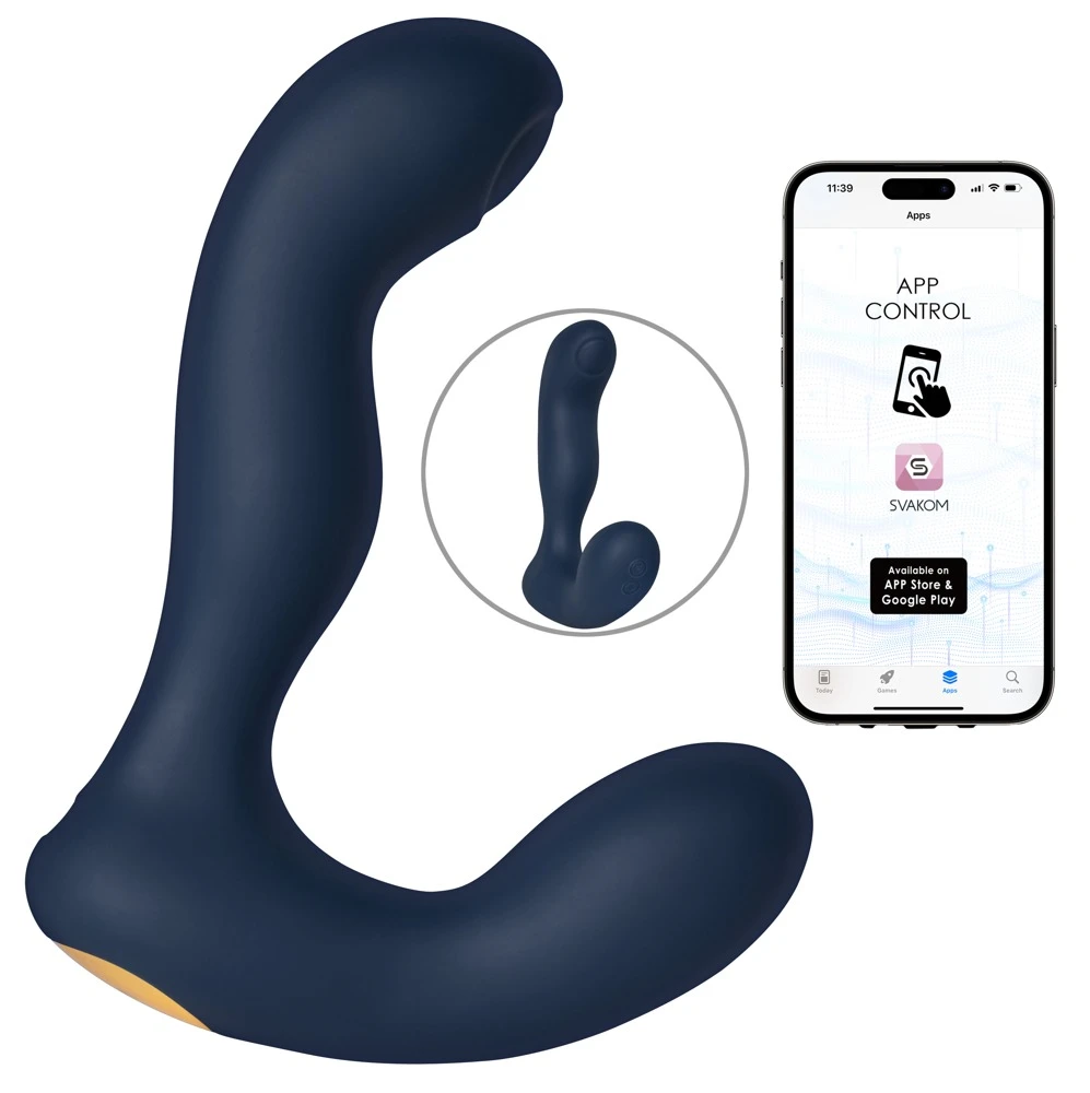 SVAKOM Interactive Pulsating Prostate Vibrator Iker Neo - Anal-Vergnügen in Motion – A