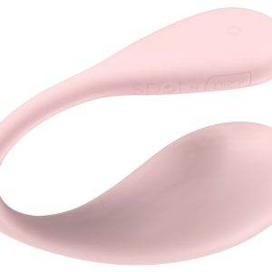 Kiiroo LED Vibro-Ei Spot, interaktiver Vibrator, wasserdicht, USB-aufladbar, Bluetooth/WLAN/App-Steuerung, Silikon, Länge 9,7 cm, Breite 3,6 cm, Höhe 8,3 cm, Gewicht 182 g Kiiroo Spotlight Vibrator - Interaktives Vibro-Ei mit LED-Lichtshow – B