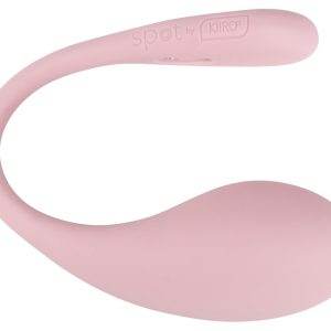 Kiiroo LED Vibro-Ei Spot, interaktiver Vibrator, wasserdicht, USB-aufladbar, Bluetooth/WLAN/App-Steuerung, Silikon, Länge 9,7 cm, Breite 3,6 cm, Höhe 8,3 cm, Gewicht 182 g Kiiroo Spotlight Vibrator - Interaktives Vibro-Ei mit LED-Lichtshow – C