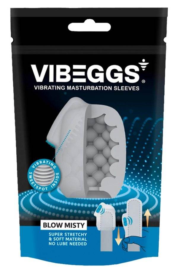 Vibeggs Vibrating Masturbation Sleeve - Unisex Toy für Solo- und Paarspaß – Verpackung