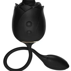 Fifty Shades of Grey Clitoral Suction and Vibrating Egg Dark Blushing Rose, wasserdicht, wiederaufladbar – A