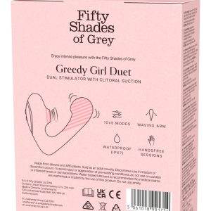 Fifty Shades of Grey Greedy Girl Duet - Dual Stimulator mit Klitorissauger Fifty Shades Of Grey Greedy Girl Duet Dual Stimulator Mit Klitorissauger
