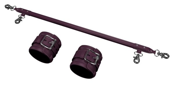 Fifty Shades of Grey Spreizstange mit abnehmbaren Fußfesseln - Edle Optik, lila, Deluxe-Einschränkungen Fifty Shades of Grey Spreizstange mit abnehmbaren Fußfesseln - Edle Optik, lila, Deluxe-Einschränkungen – A
