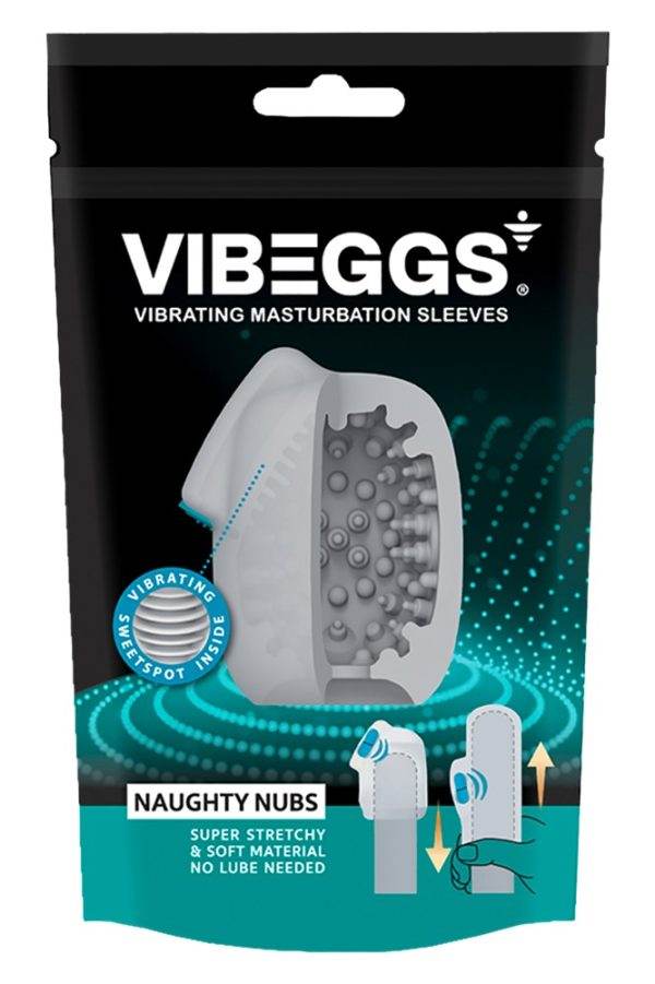 Vibeggs Vibrating Masturbation Sleeve - Intensiv Tool für Solo- und Paarspaß – Verpackung