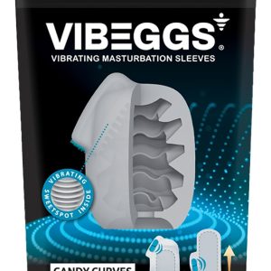 Vibeggs Vibrating Masturbation Sleeve - Ultradehnbar - Farbe: Schwarz – Verpackung