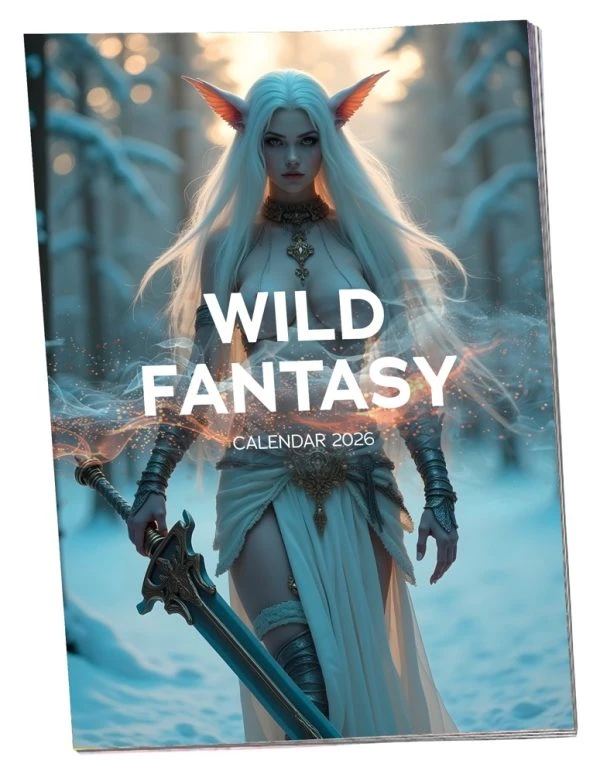 Creatures 2026 - Pin-up Kalender - 12 Mystische Fantasy-Girls