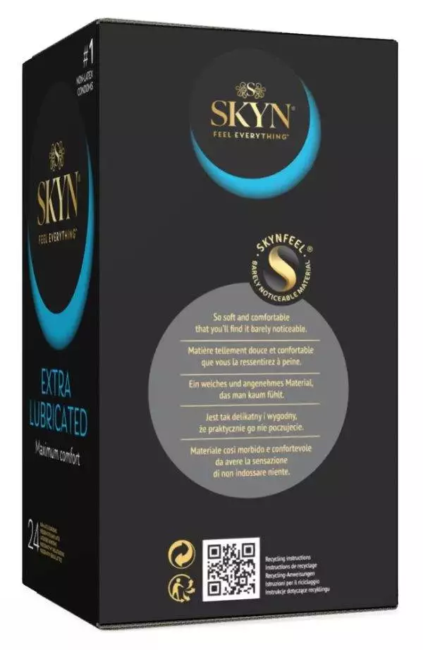 SKYN Extra Lubricated Kondome 53mm - 24 Stück