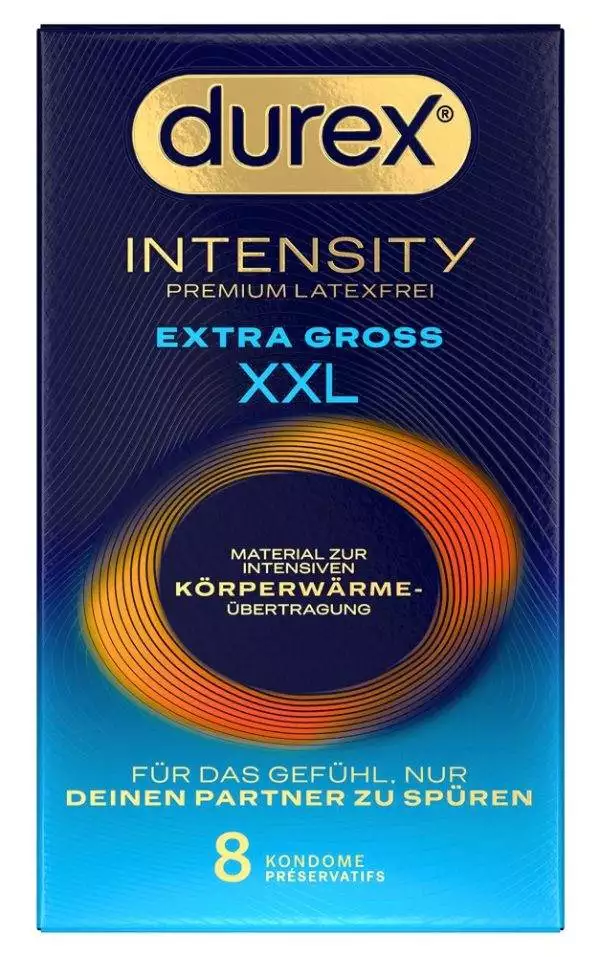 Durex Intensity Condooms - Nitril, latexvrij, extra groot (61 mm)