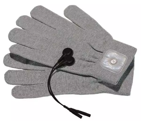 Mystim Bi-polare E-Stim Handschuhe "Magic Gloves" Einheitsgröße - Elektrisch leitende Textilfaser