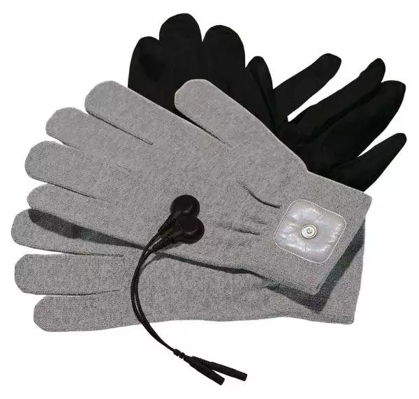 Mystim Bi-polare E-Stim Handschuhe "Magic Gloves" Einheitsgröße - Elektrisch leitende Textilfaser