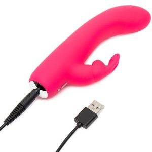 Rabbitvibrator Deluxe, Handliches Reiseformat, Wasserdicht, Wiederaufladbar, 12 Vibrationsmodi, Silikon PU-Beschichtung, 16 cm, Pink Rabbitvibrator Deluxe, Handliches Reiseformat, Wasserdicht, Wiederaufladbar, 12 Vibrationsmodi, Silikon PU-Beschichtung, 16 cm, Pink – Bild 5