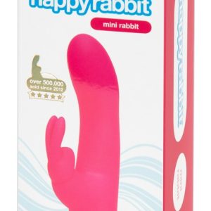 Rabbitvibrator Deluxe, Handliches Reiseformat, Wasserdicht, Wiederaufladbar, 12 Vibrationsmodi, Silikon PU-Beschichtung, 16 cm, Pink