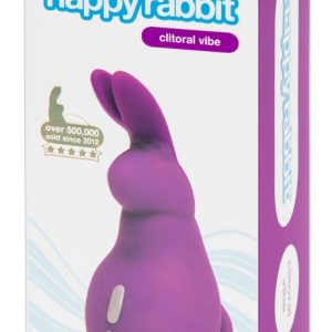 Happy Rabbit Clitoral Vibe - Auflegevibrator, handliches Reiseformat