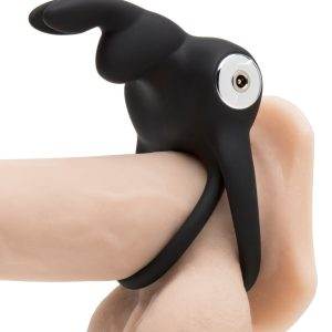 Joy Love - Vibro Penis- und Hodenring mit Klitorisreizer, wasserdicht, wiederaufladbar - Schwarz Joy Love - Vibro Penis- und Hodenring mit Klitorisreizer, wasserdicht, wiederaufladbar - Schwarz – Bild 5