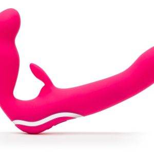 happyrabbit Strapless Doppelvibrator mit Klitorisreizer - Vibrator Set in Silikon - Schwarz happyrabbit Strapless Doppelvibrator mit Klitorisreizer - Vibrator Set in Silikon - Schwarz – Bild 3