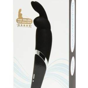 LustHäschen Massagestab und Vibrator, wasserdicht, wiederaufladbar, mit 10 Vibrationsmodi und 3 Geschwindigkeitsstufen