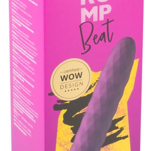 VibraFeel Silikon-Vibrator, wasserdicht, 10 Vibrationsmodi, USB-Ladekabel, 15cm, Schwarz