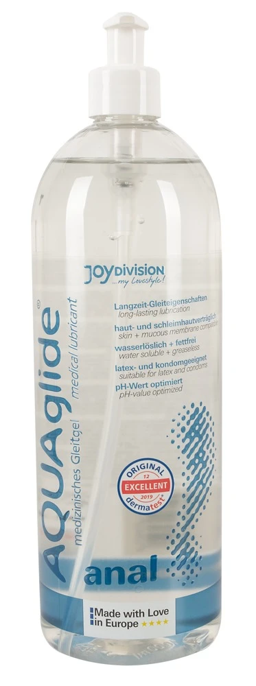 06313370000_nor_a AQUAglide Anaal Glijmiddel - 1.000 ml