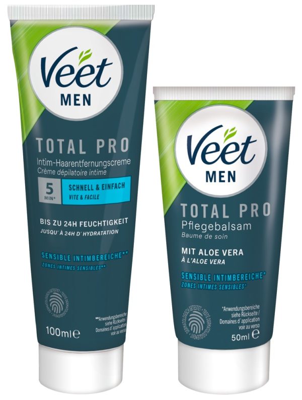 Veet Men TOTAL PRO Intim-Haarentfernungs-Set Veet Men TOTAL PRO Intim-Haarentfernungs-Set