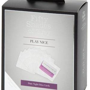 Fifty Shades of Grey Play Nice Date Night Idea Cards, Größe: Standard, Farbe: Schwarz-Weiß