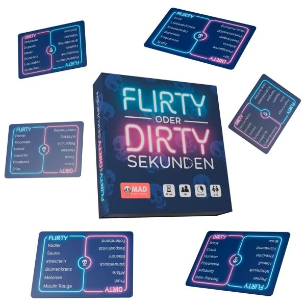 Mad Party Games - Flirty or Dirty 30 Seconds - Anzügliches Wort-Ratespiel in 30 Sekunden