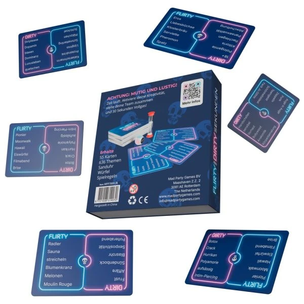 Mad Party Games - Flirty or Dirty 30 Seconds - Anzügliches Wort-Ratespiel in 30 Sekunden