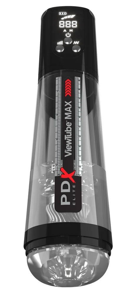 PDX Elite Transparent-Masturbator ViewTube MAX - Leucht-Effekt und Saug-Funktion – A PDX Elite Transparent-Masturbator ViewTube MAX - Leucht-Effekt und Saug-Funktion – A