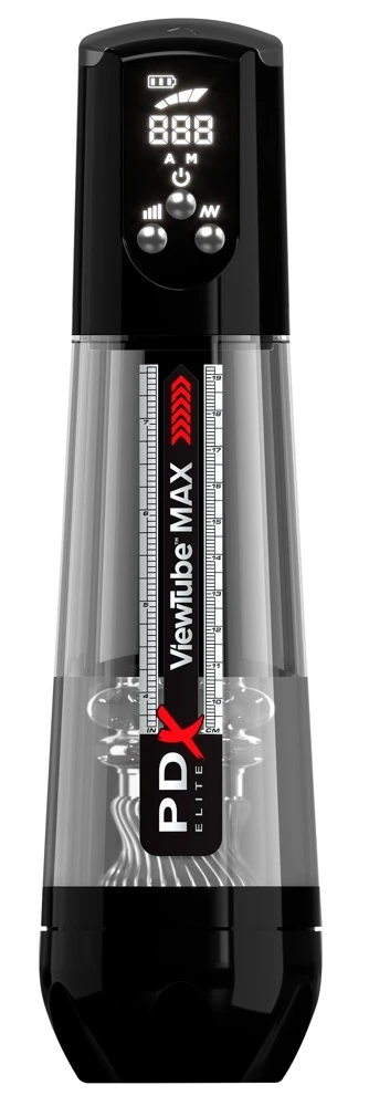 PDX Elite Transparent-Masturbator ViewTube MAX - Leucht-Effekt und Saug-Funktion PDX Elite Transparent-Masturbator ViewTube MAX - Leucht-Effekt und Saug-Funktion – B